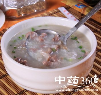 皮蛋瘦肉粥的食用保健效果