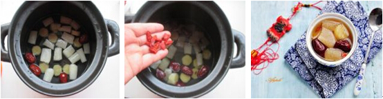 补血润喉甜品竹荪甘蔗糖水