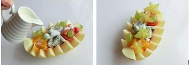 春季补水润肺水果沙拉船