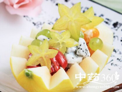 春季补水润肺水果沙拉船