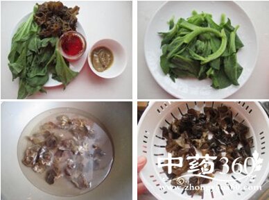 老年人清肠通便黑木耳拌冰草