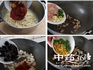 补充体力晚餐鸡肉意大利面