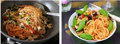 补充体力晚餐鸡肉意大利面