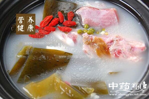 海带排骨汤的功效 奇妙的海陆组合