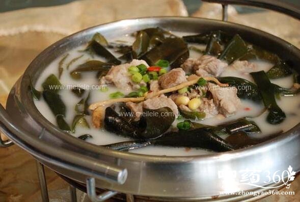 海带排骨汤的功效 奇妙的海陆组合