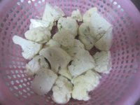 番茄花菜汤的做法步骤2